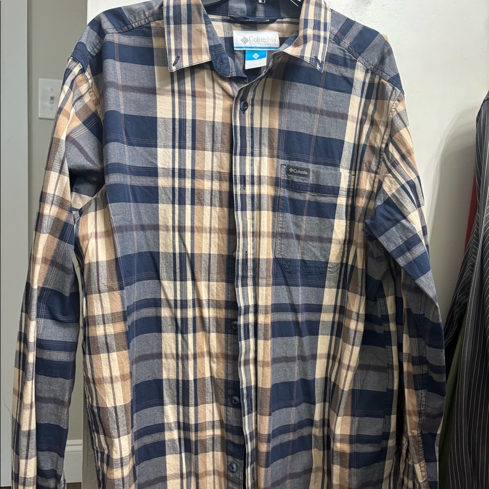 Columbia plaid shirt